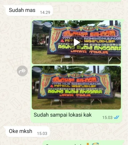 Pengiriman Papan Bunga Menteng