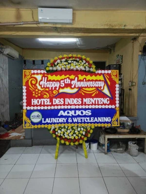 Papan Bunga di Menteng