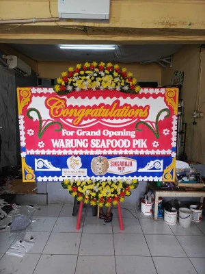 Papan Bunga di Menteng