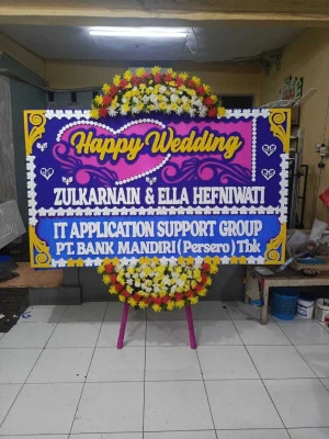 Papan Bunga di Menteng